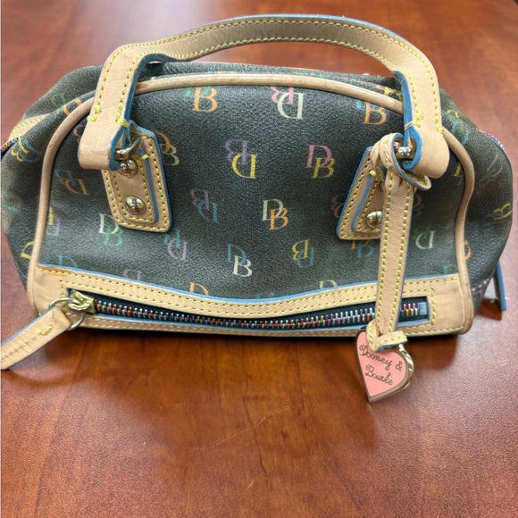 Vintage Dooney & Bourke Rainbow Mini Dome Satchel - Picture 3 of 11